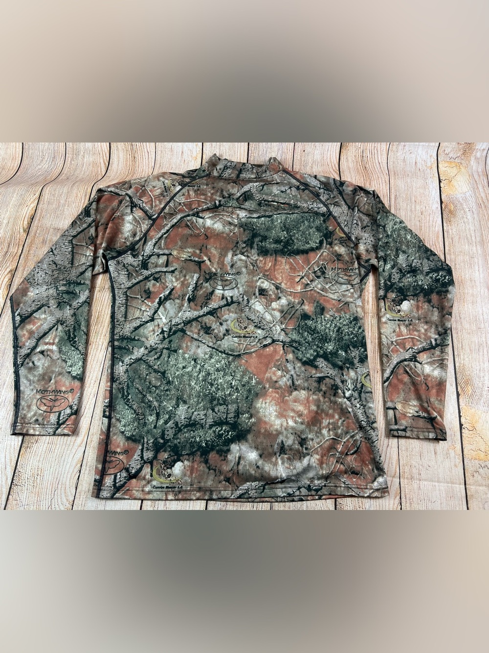Medalist SilverMax Long Sleeve Moth Wing Camo Stretch Hunting T Shirt Size XL